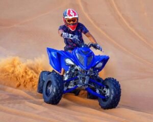 Suzuki - 90 CC Desert ATV Quad Bike Rental Dubai, UAE